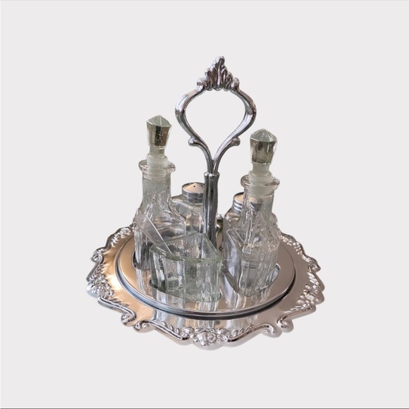 Vintage | Revolving Cruet Caddy (SC) - Picture 1 of 13